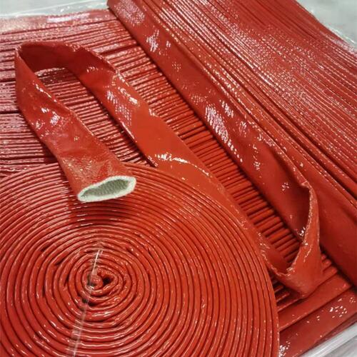 iron oxide red silcone coated fire sleeve