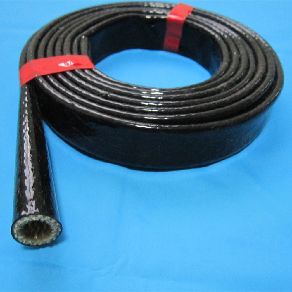 Flame Retardant UL1441 VW-1 Electric Wire Insulation Silicone Coated Glassfiber Fire Resistant Sleeve
