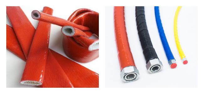 Silicone Fire Sleeve Hose Protection