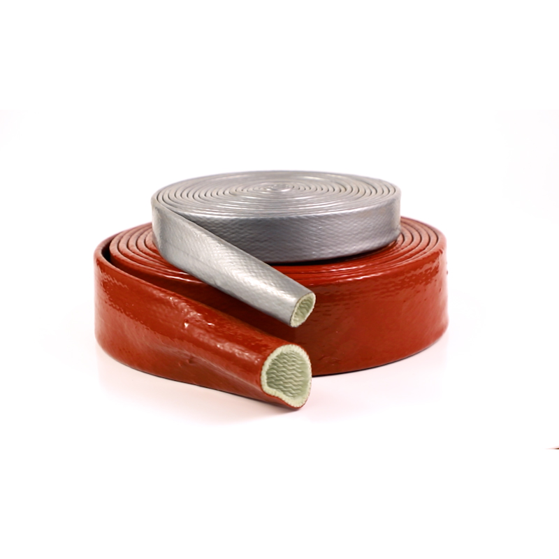 Silicone-Coated Fiberglass Sleeve Silicone-Coated Fiberglass Sleeve
