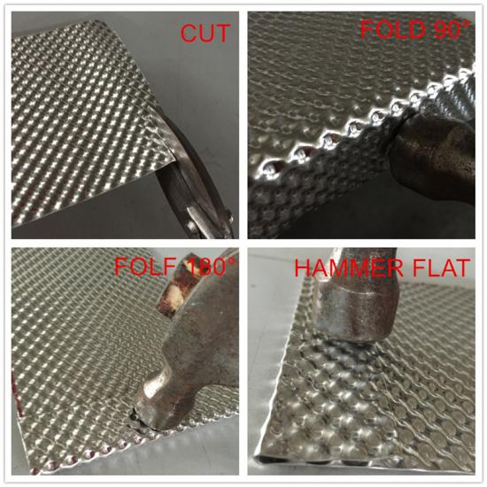 High Quality Embossed Aluminum Heat Shield,Embossed Aluminum Heat