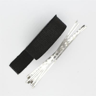 Graphite Black motorcycle exhaust heat wrap