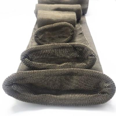 Basalt Fiber Knitted Conformable Exhaust Pipe Insulation Sleeve