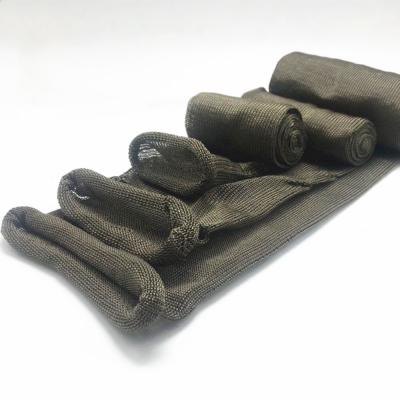 Basalt Fiber Knitted Conformable Exhaust Pipe Insulation Sleeve