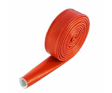 12mm X 1-Ft Blue Heat-Shielded Fire Sleeve for Oil Fuel Lines & Electrical Wiring 