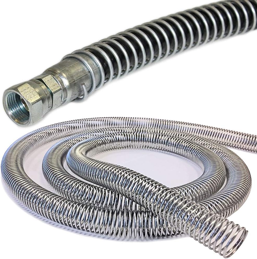 Galvanised Steel Spring Hose Guard is a Protective Hose Sleeve