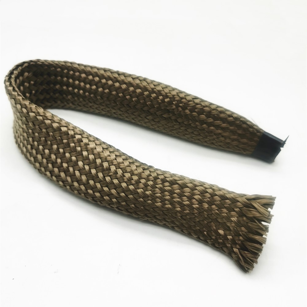 Braided or Knitted Basalt Sleeve for Exhaust Pipes